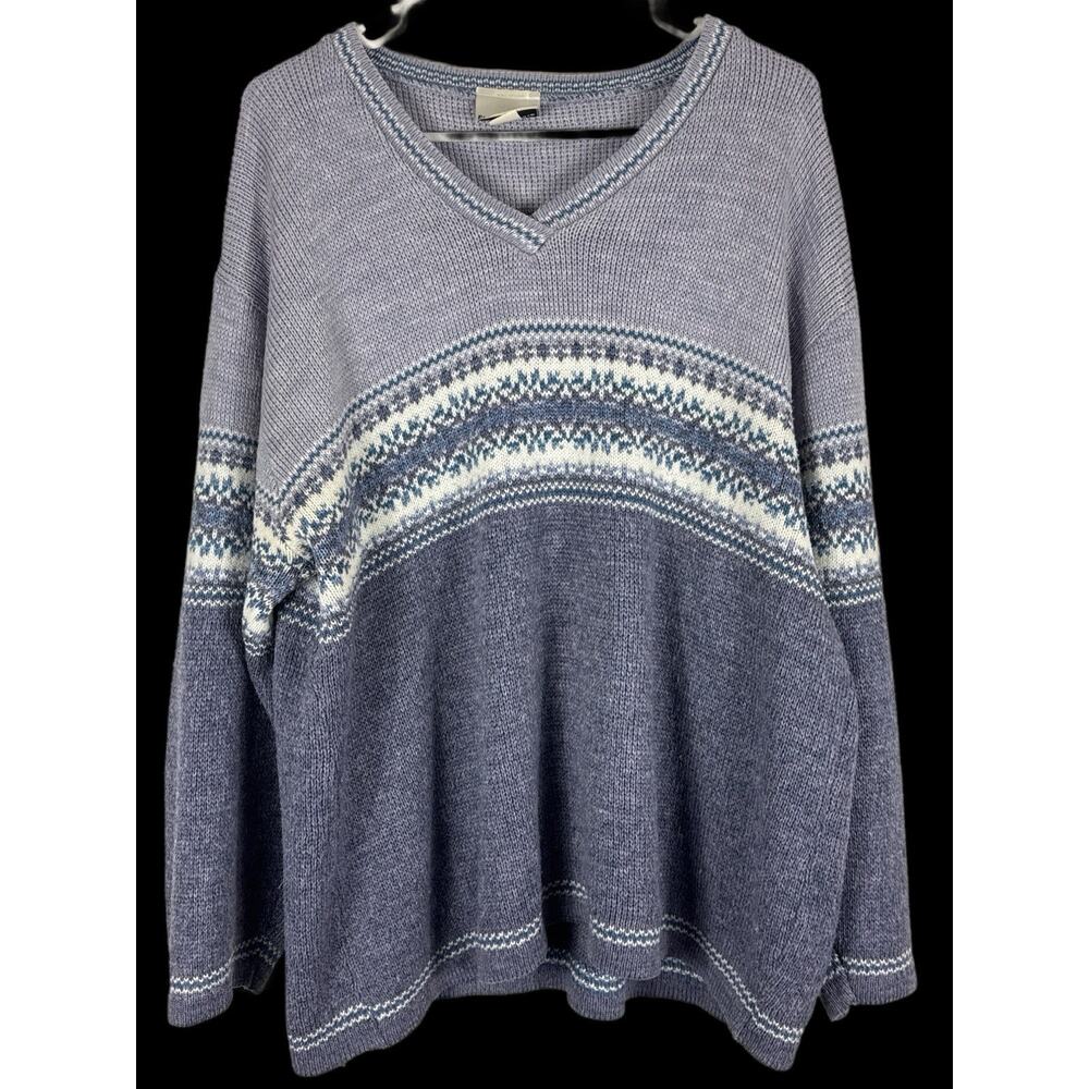 Fashion‎ Women's Sweater Size 18/20 V Neck Warm Acrylic